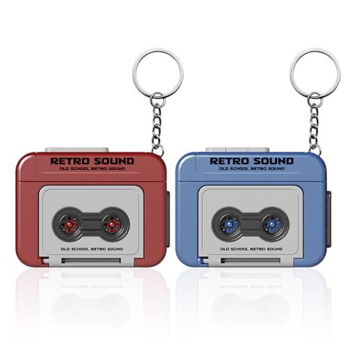 2 Piezas De Llavero De Estilo De Radio, Llavero Creativo, Llavero Retro, Llavero Divertido, Llavero De Regalo