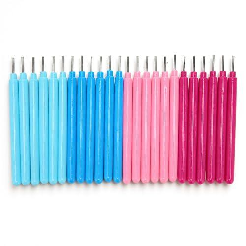 Kit de Quilling, Herramientas de Quilling con Suministros de Quilling de Alto Rendimiento de 24 Piezas para la Artesanía de Arte de Bricolaje