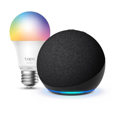 Kit de Inicio Echo Dot y Bombilla Inteligente Tapo: La Puerta de Entrada a la Domótica