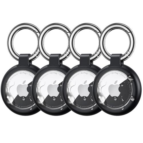 Inesore Case for Apple AirTag 1/2, Waterproof Holder 4 Pack