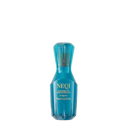 NEQI - Hair Perfume The Signature - Perfume capilar con pantenol y protección UV - Brillo radiante y suavidad - Cuidado capilar para todo tipo de cabello - Fragancia y cuidado duraderos - 75 ml