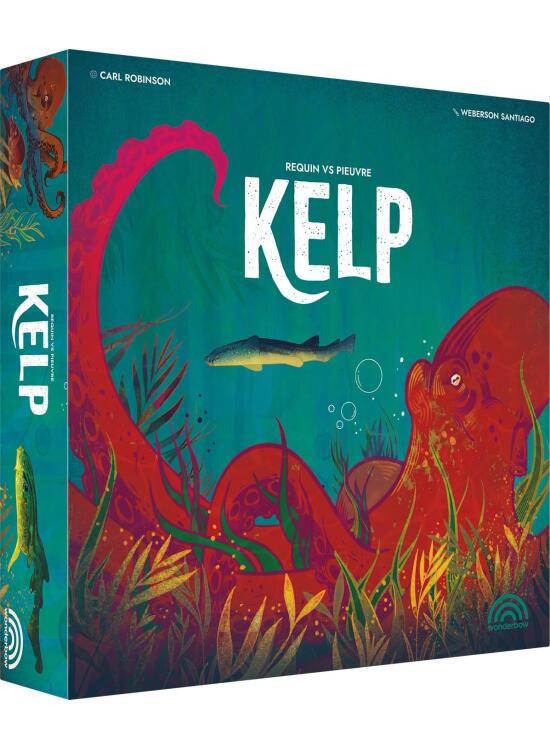 Asmodee Kelp – Juego de Mesa – Juego de Mesa asimétrico – Estrategia y enfrentamiento – Juego para Adultos y niños a Partir de 10 años – 2 Jugadores, versión Francesa, Wonderbow Games