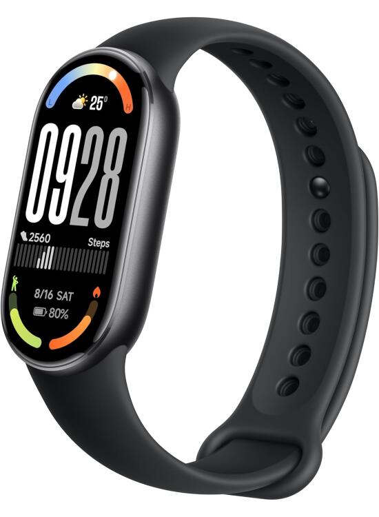Xiaomi Smartband 10, Pantalla AMOLED de 1,72”, Carga rápida, 150+ Modos Deportivos, Monitorización de Salud y sueño, HyperOS 2.0, Impermeable 5ATM, Brújula