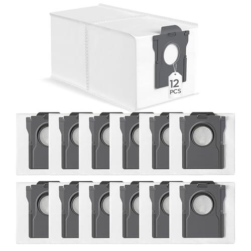 12 Bolsa Aspiradora para Dreame L10s Ultra Gen 2 3,L10s Pro Ultra Heat,L20/L30s/L40/L40s/L50/X30/X40/X50 Ultra,L20 Ultra/X50 Ultra Complete,L40 Ultra Ae,X30/X40 Pro,Mova S70 E30/40 P50/50s Z60 Ultra