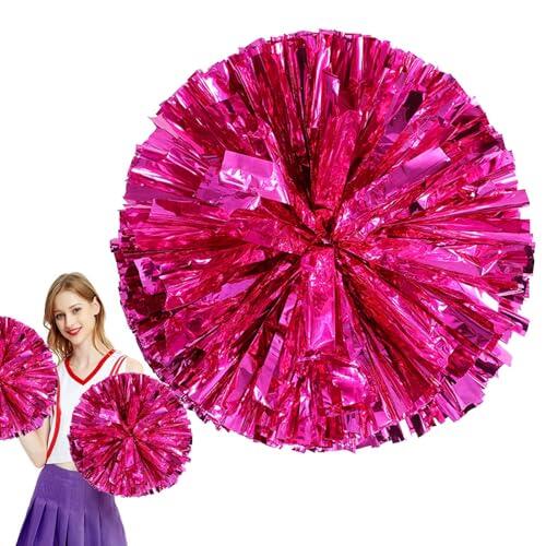 Equipos de alegría, animadora | Gran animadora Poms for Kids – Anilleras con anillos adecuados para los dedos, 30 cm