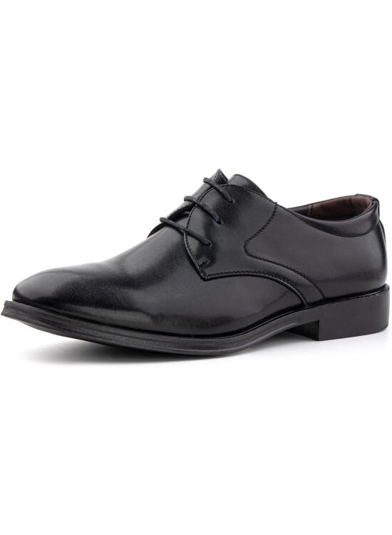 Hitmars Zapatos de Vestir Hombre Derby Oxford Zapatos de Cordones Zapatos de Traje Clásico Formales Casuales Negro Marrón Azul EU 37-48