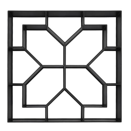 Máquina para Hacer Caminos de 40 Cm, Pavimentadora Manual Máquina para Hacer Caminos de Hormigón Reutilizable Pavimentadora de Adoquines para Césped Patio Jardín