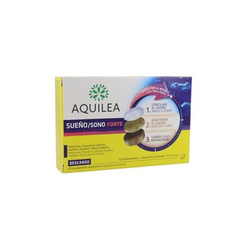 AQUILEA | SUEÑO FORTE | 30 Comprimidos Tricapa | Formula Actualizada | Descanso y Sueño Profundo
