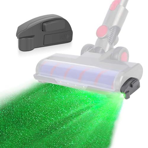 LICAEVEY Aspirador Pantalla de Polvo Lámpara LED, Revelar Polvo Microscópico Pet Hair Accesorio de Luz de Vacío, Accesorios Universales Mejorados para Aspiradoras