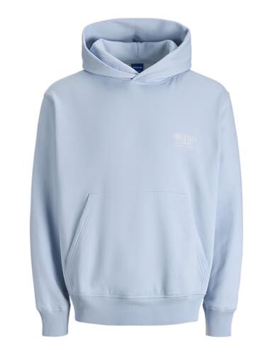 JACK & JONES Sweat Hood Jorgrand Midtown Sudadera con Capucha, Skyway, M para Hombre