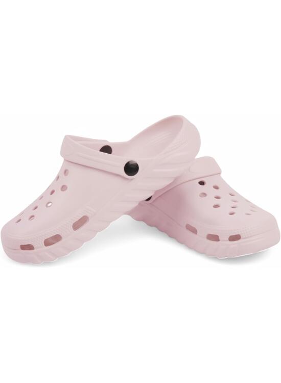 Zuecos Sanitarios Mujer, Zapatos de Trabajo, Hospital, Jardín, Cocina, Playa, Ligeros, Eva, Fabricado en Portugal