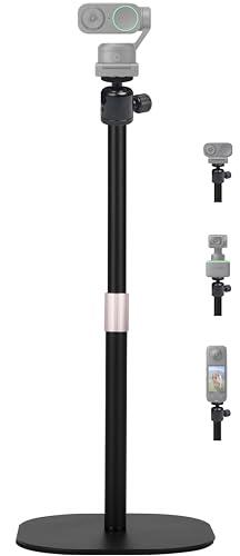Soporte de cámara web de mesa, soporte de trípode de servicio pesado de 45cm compatible con Insta360 Link 2/PTZ 4K Webcams y X4 X3 X2 cámaras de acción