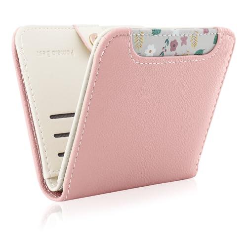 Pomelo Best Cartera Pequeña para Mujer Ultra-Thin Monedero de Cuero PU con RFID Bloqueo, Elegante Ligero y Práctico para Diario y Viajes