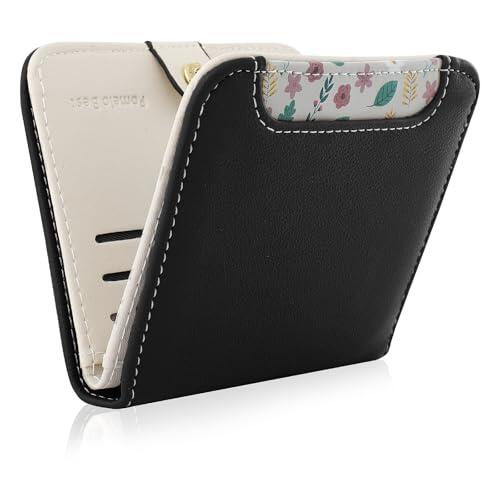 Pomelo Best Cartera Pequeña para Mujer Ultra-Thin Monedero de Cuero PU con RFID Bloqueo, Elegante Ligero y Práctico para Diario y Viajes