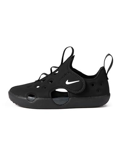 NIKE Sunray Protect 4 - Sandalias (niños más pequeños), HF6277, negro y blanco antracita., 23.5 EU