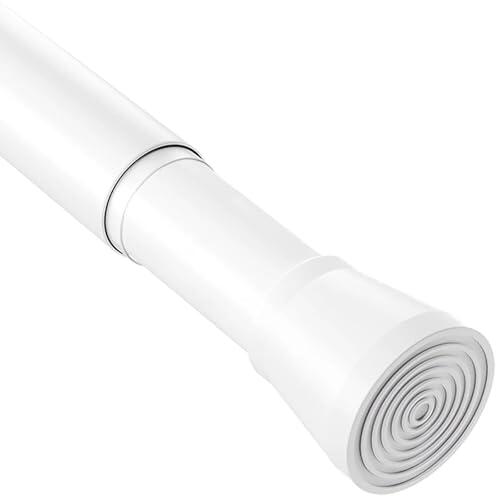 Barra Cortina Ducha Sin Taladro Barra De Cortina De Ducha Barra Extensible Cortina Barra Cortina Blanco 83-160Cm