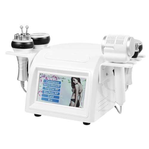 Dispositivo adelgazante, 40 K, celulitis, cavitación 6 en 1, radiofrecuencia, dispositivo y cuerpo, máquina de belleza reafirmante y modelado de la piel para cuerpo y rostro