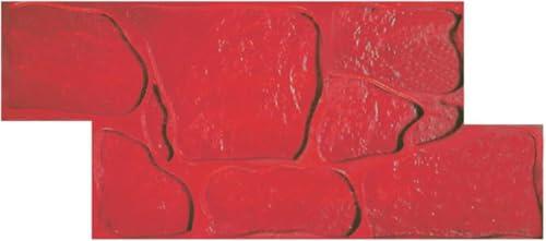 Almohadilla de textura de hormigón con textura de ladrillo de piedra, molde de estampado de cemento de poliuretano, utilizado for proyectos de capas de recubrimiento de hormigón y patrones de piedra