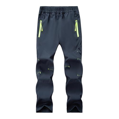 SUKUTU Pantalones de Primavera y Verano de Secado rápido para niños y niñas Pantalones de Senderismo Ligeros para niños