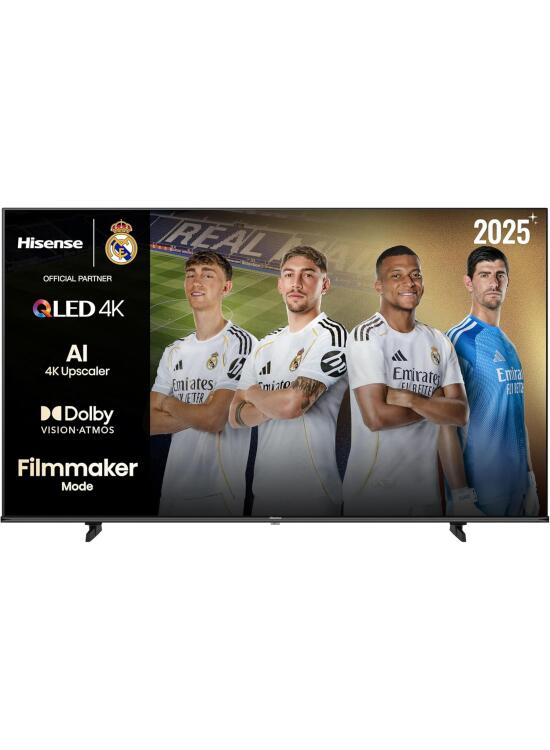 Hisense 50E7Q - QLED Smart TV 50 Pulgadas, Dolby Vision, Dolby Atmos, Modo Juego Plus, 60Hz VRR 120 fps, Modo Deportes, Monvimiento Suave IA, Bluetooth y HDMI 2.1, Control por Voz Alexa