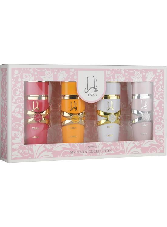 Lattafa My Yara Collection - 4 × 25 ml Eau de Parfum Set para mujer