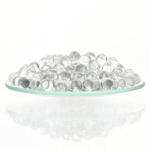 Labasics Perlas Redondas de Vidrio, Diámetro 6 mm, 500 Perlas por Paquete, Piedras de Control de Ebullición para Líquidos de Laboratorio, Destilación y Calentamiento