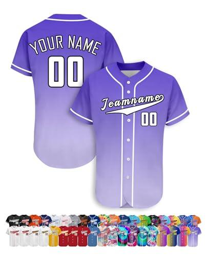 WolunLi Camiseta de béisbol Personalizada con Nombre/número/Logotipo, Camiseta de sóftbol para Hombres, Camisetas de béisbol Personalizadas para Mujeres y niños, Color 37