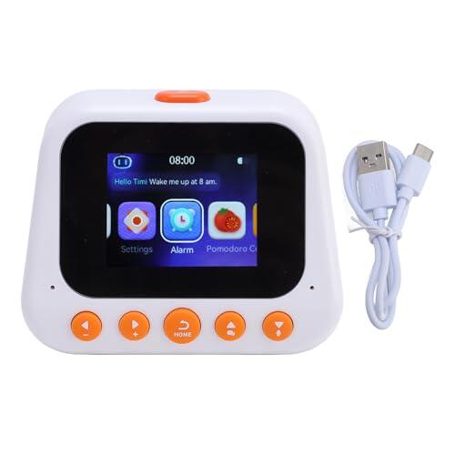 Robot de Aprendizaje Inteligente con IA, Gestor de Tiempo, Recordatorio 2 en 1 con Voz, Máquina de Traducción Educativa Multifuncional para Robot de Aprendizaje Inteligente con
