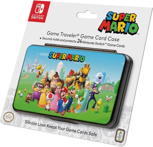 RDS Funda para Nintendo Switch, Super Mario, con Capacidad para 24 Naipes y 4 Cartas microSD, Multicolor, Multicolor