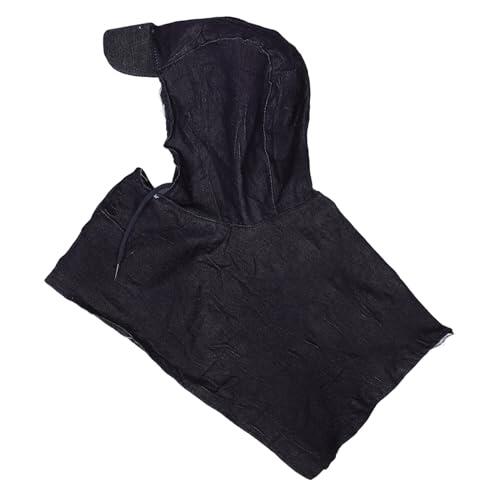 SHERCHPRY Capucha Prueba de Polvo de Mezclilla Pasamontañas Protector Cabeza para Actividades de Viaje al Aire Resistente al Polvo Viento