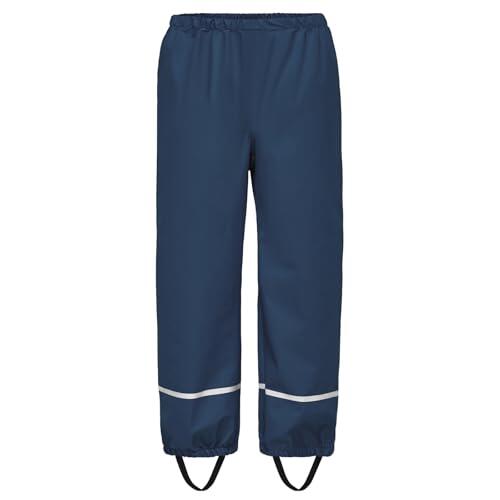 BSBUY Pantalones de Lluvia para Niños, Pantalones Impermeables Niños con Tiras Reflectantes, Ropa Impermeable para Unisex, Transpirable y Ligera, 116 Yards