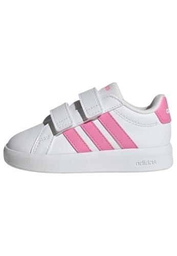 adidas Unisex bebé Grand Court 3.0 Shoes Infants, FTWR White/Bliss Pink/Bliss Pink, 27 EU