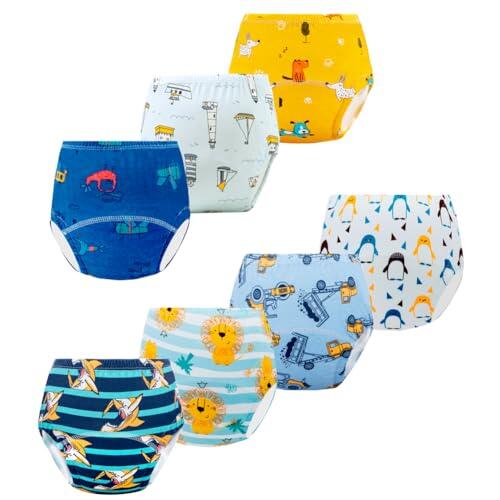 JackLoveBriefs Calzoncillos Aprendizaje bebés 7 Paquetes（2-3 Años) Multicolor，Talla：S