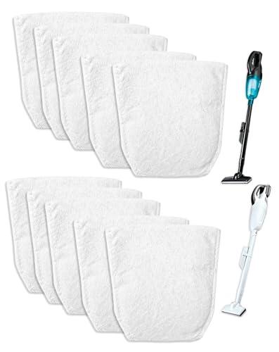 Beaufan Pack de 10 bolsas de vacío compatibles con Makita CL100/106/180/183/DCL180 sin cable, Compare to Part #443060-3