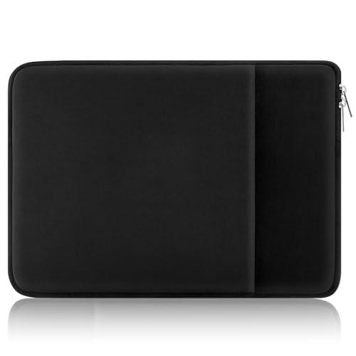 Funda Protectora para Portátil de 13-14 Pulgadas Compatible con MacBook Air/Pro, Chromebook y Otros portátiles con Bolsillo para Accesorios con Cremallera para Portátil de 13” a 14”