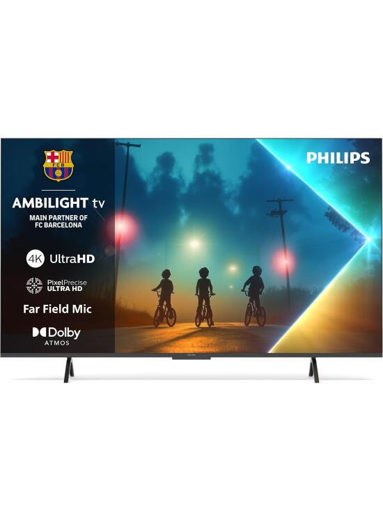 Philips Ambilight 43PUS8200 4K LED Smart TV - Pantalla de 43 Pulgadas con Plataforma Titan OS, Pixel Precise Ultra HD y Sonido Dolby Atmos - Funciona con Alexa y con el Asistente de Voz de Google