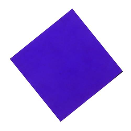 OUNONA Lámina de Vidrio de Cobalto Azul y Probada para Seguridad en Laboratorios Educativos Resistente al Desgaste para Experimentos Escolares de Química