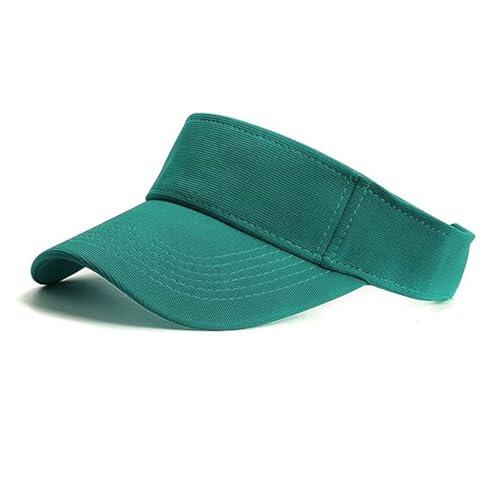 HRXYYCX Sombrero Visor Solar para Niños de 4 a 10 Años para Niños y Niñas, Sombrero de Playa Ajustable para Deportes de Verano, Golf, Tenis, verde, Talla única