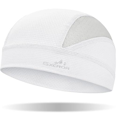 GXCROR Forro de casco de calavera refrescante para hombres y mujeres, Blanco, Medium