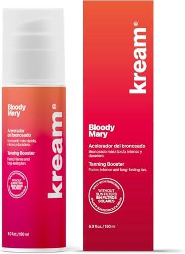 KREAM Crema Aceleradora del Bronceado - Hidratación Profunda e Intensificador Bronceado Corporal, 150 ml