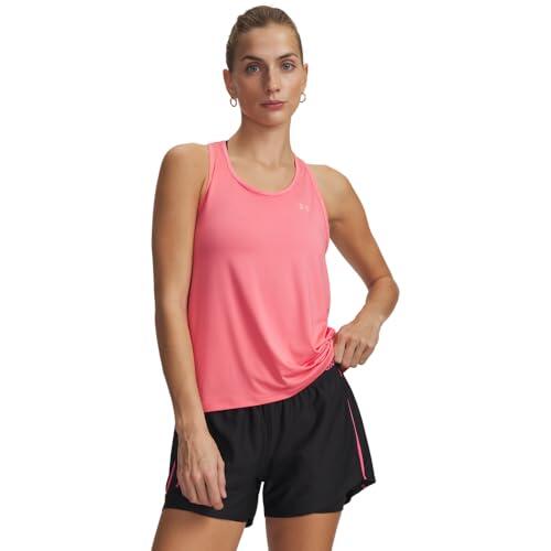 Under Armour Tech Knockout - Camiseta sin Mangas - Rosa agridulce / / Rosa Elegante - MD, Rosa agridulce/Rosa Elegante, M