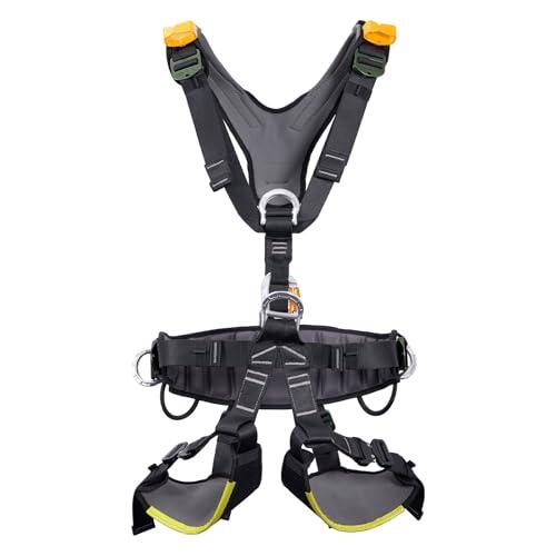 SOB Arnés de Caza y Escalada para Árbol con Rotación 360°, Ajustable Transpirable y Acolchado - Equipo de Seguridad al Aire Libre para Plataformas de Caza