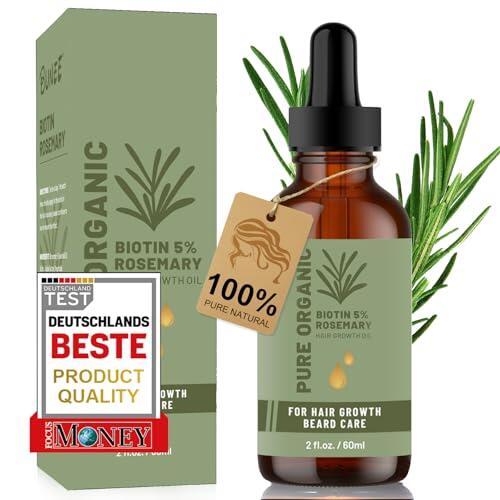 60ml Aceite de Romero para el Cabello, Aceite para el Crecimiento del Cabello, Aceite para el Cuidado del Cuero Cabelludo, Estimula el Crecimiento para Mujeres y Hombres, Verde