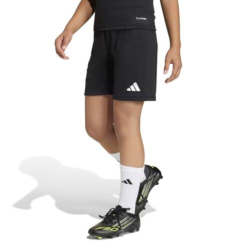 adidas Unisex - Bambini e Ragazzi Entrada26 Shorts Kids, Black/White, 13-14 Years