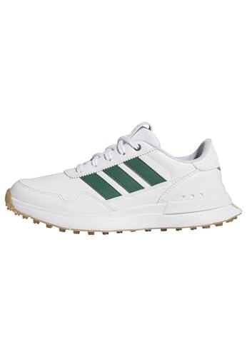 adidas Unisex niños S2G 26 Spikeless Golf Shoe, FTWR White/Collegiate Green/Gum M2, 36 EU
