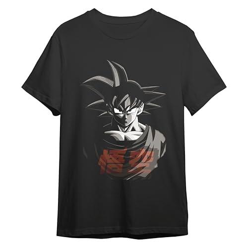 Comic Studio | Dragon Ball Z Camiseta | Artículo Licenciado Oficial | Goku | Negro |M