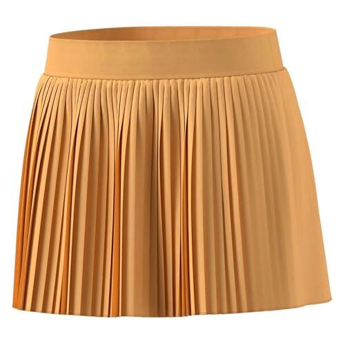 adidas Donna Club Pleated Climacool Tennis Skirt, Ice Tangerine, M