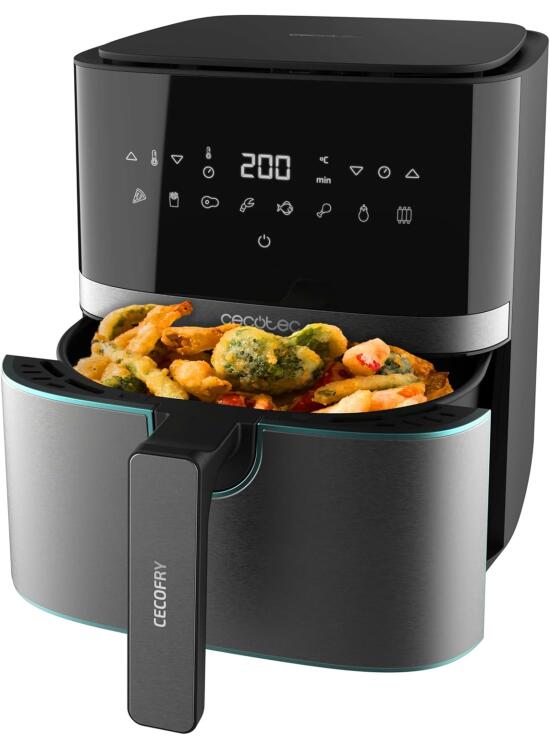 Freidora de Aire Cecotec Cecofry Full InoxBlack 5500 Pro: Análisis Detallado