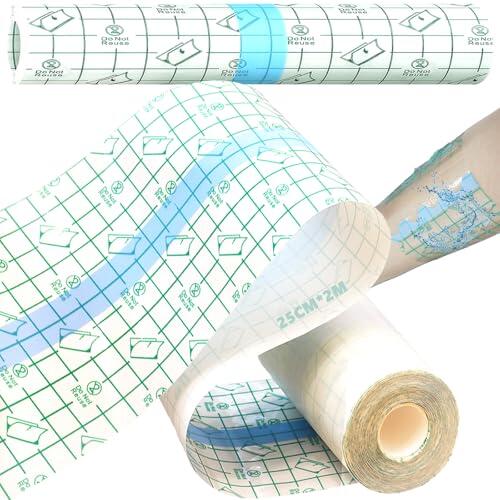 Unihuby 25Cm Segunda Piel Aposito Adhesivos Impermeables para Tatuajes Extra Grande Second Skin Tattoo Apósitos Resistentes al Agua Tapar Tatuajes Vendaje de Tatuaje
