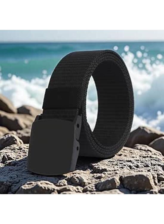 Cinturón táctico militar para hombre, de nailon de 1.5 pulgadas, de trabajo, de alta resistencia